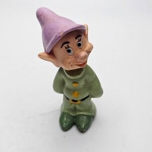 Vintage Disney Dopey Dwarf Figurine 1993 Walt Disney Prod China Small Figurine